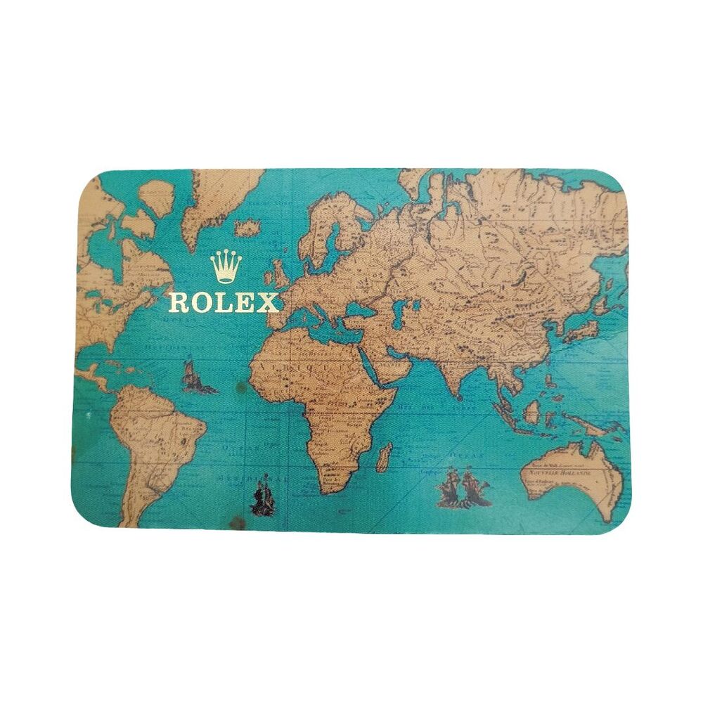 Vintage Rolex 1995 1996 Pocket Calendar Card World Map Collectible Watch Goodie